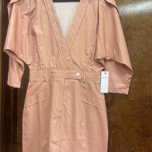 Aura Blush Long Sleeve Dress